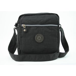 Bag Street Nylontasche schwarz Handtasche leicht