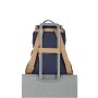 Travelite Hempline Retro Rucksack mit Überschlag Marine