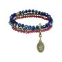 KONPLOTT Armband Petit Glamour d´Afrique blau antik Messing