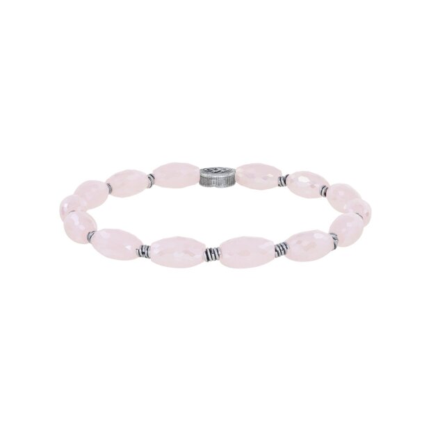 Konplott Armband elastisch Petit Glamour d´Afrique pink Antik Silber