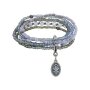 KONPLOTT Armband Petit Glamour d´Afrique grau antik Silber