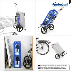 Andersen Royal Shopper IPEK Ma Fahrradanhänger 25 cm Dreispeichenrad