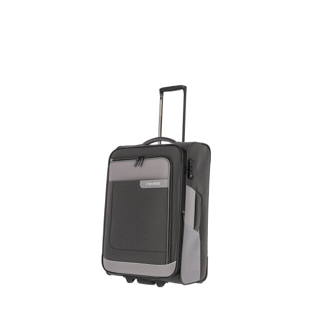 Travelite 2Rad Koffer Viia M mit Dehnfalte Schiefer