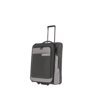 Travelite 2Rad Koffer Viia M mit Dehnfalte Schiefer