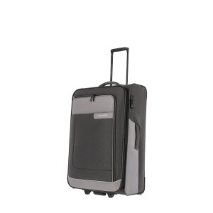 Travelite 2Rad Koffer Viia L mit Dehnfalte Schiefer