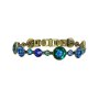 KONPLOTT Armband Donutissima blau antik Messing