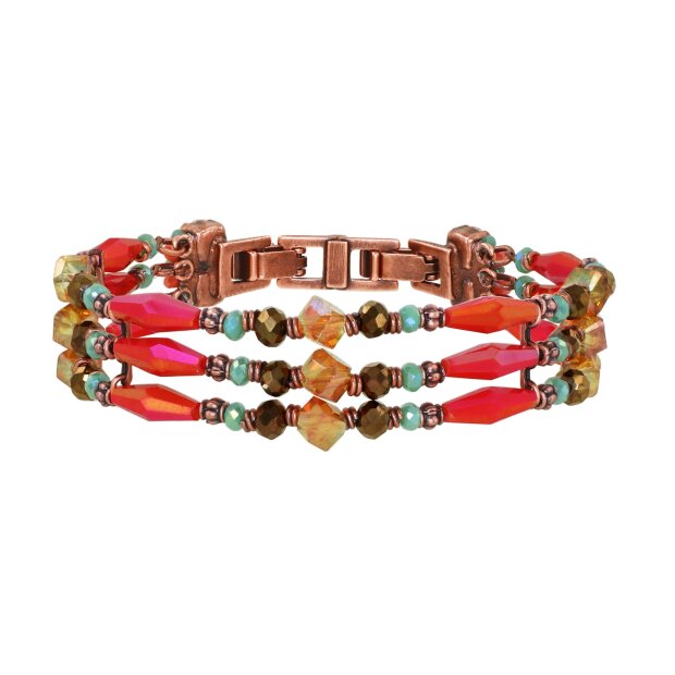 KONPLOTT Armband Indian Summer orange antik Kupfer Bracelet