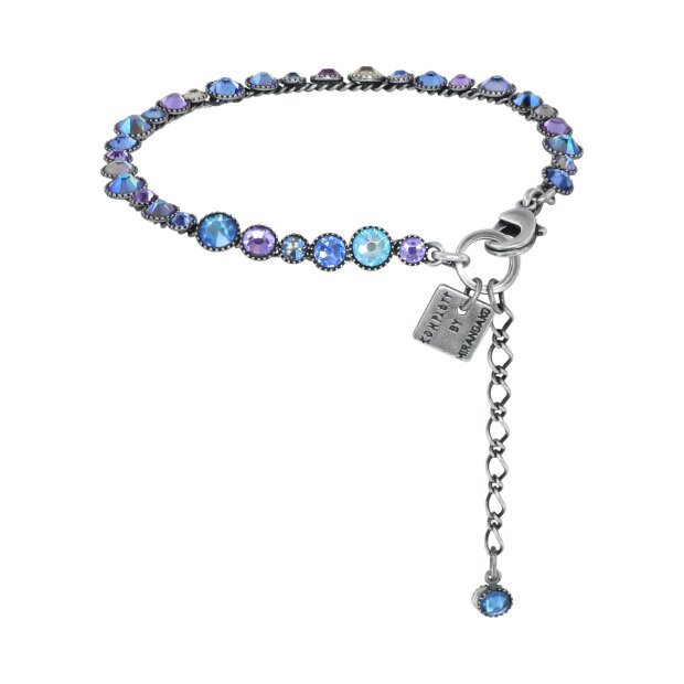 KONPLOTT Armband Water Cascade blau lila antik Silber Bracelet