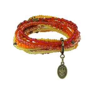 KONPLOTT Armband Petit Glamour d´Afrique rot orange...