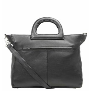 Voi Ledertasche Tasche Shopper Handtasche Leder Businessbag schwarz 21552