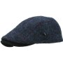 Balke Harris Tweed Gatsby Style Flatcap blau Gr. 55