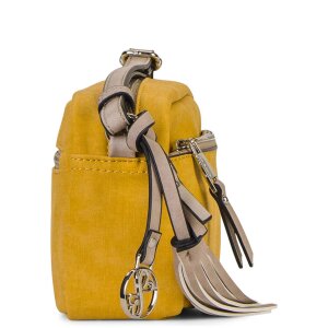 Emily & Noah Handtasche mit Reißverschluss klein gelb