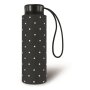 Happy Rain Taschenschirm Essential Regenschirm Ultra Mini dots schwarz