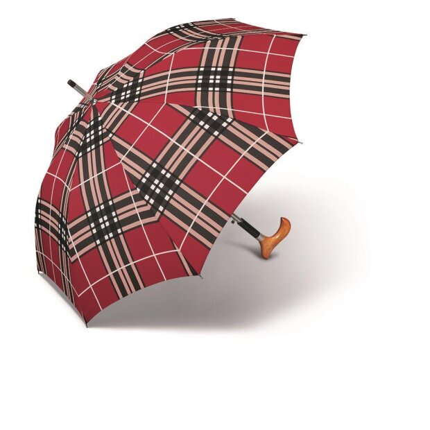 Happy Rain Schirm bunt gestreifter Regenschirm für Damen Auf-Automatik