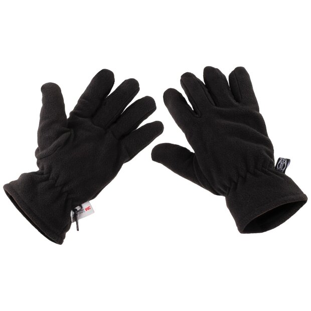 Fleece-Handschuhe schwarz mit 3M&trade; Thinsulate&trade;...