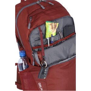 Travelite Offlite Rucksack 20 Liter mit Regenhaube rot