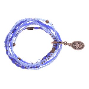 KONPLOTT Armband Petit Glamour dAfrique blau antik Kupfer...