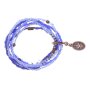 KONPLOTT Armband Petit Glamour dAfrique blau antik Kupfer elastisch dehnbar