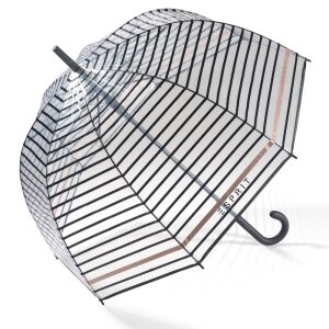 Esprit Regenschirm Domeshape Stripes Kupfer
