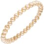 Armband 19 cm mit Süßwasserperlen natur 6-7 mm Perlen